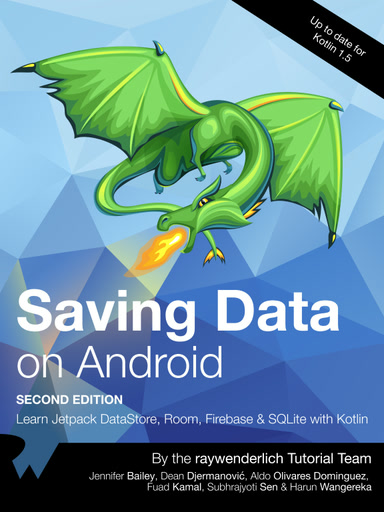 Saving Data on Android book cover